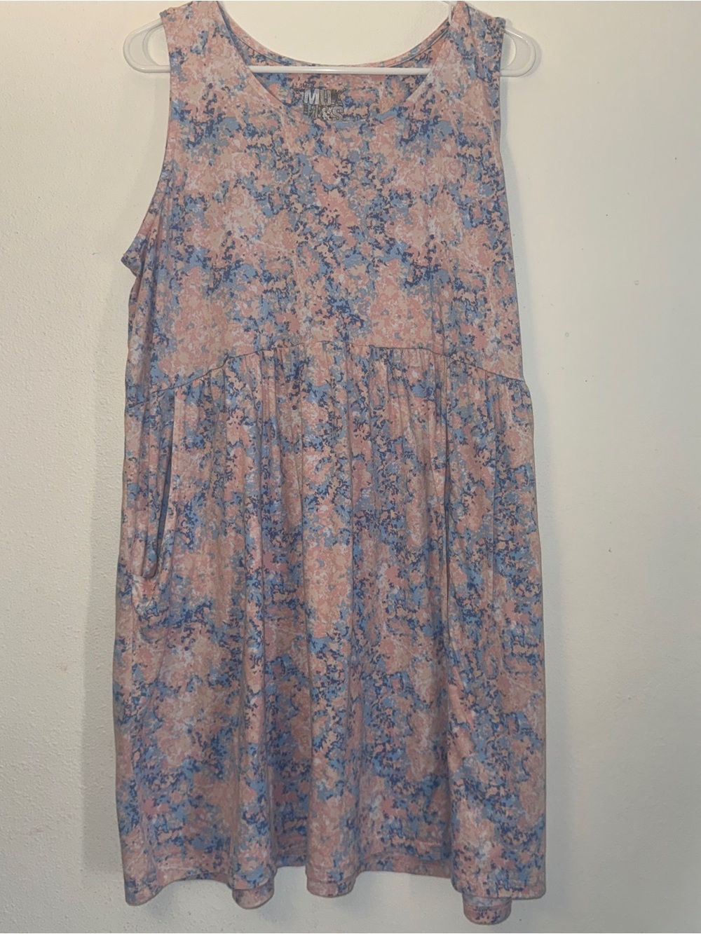 MUK LUKS Cloud Knit Midi Lounge Dress Sz XL